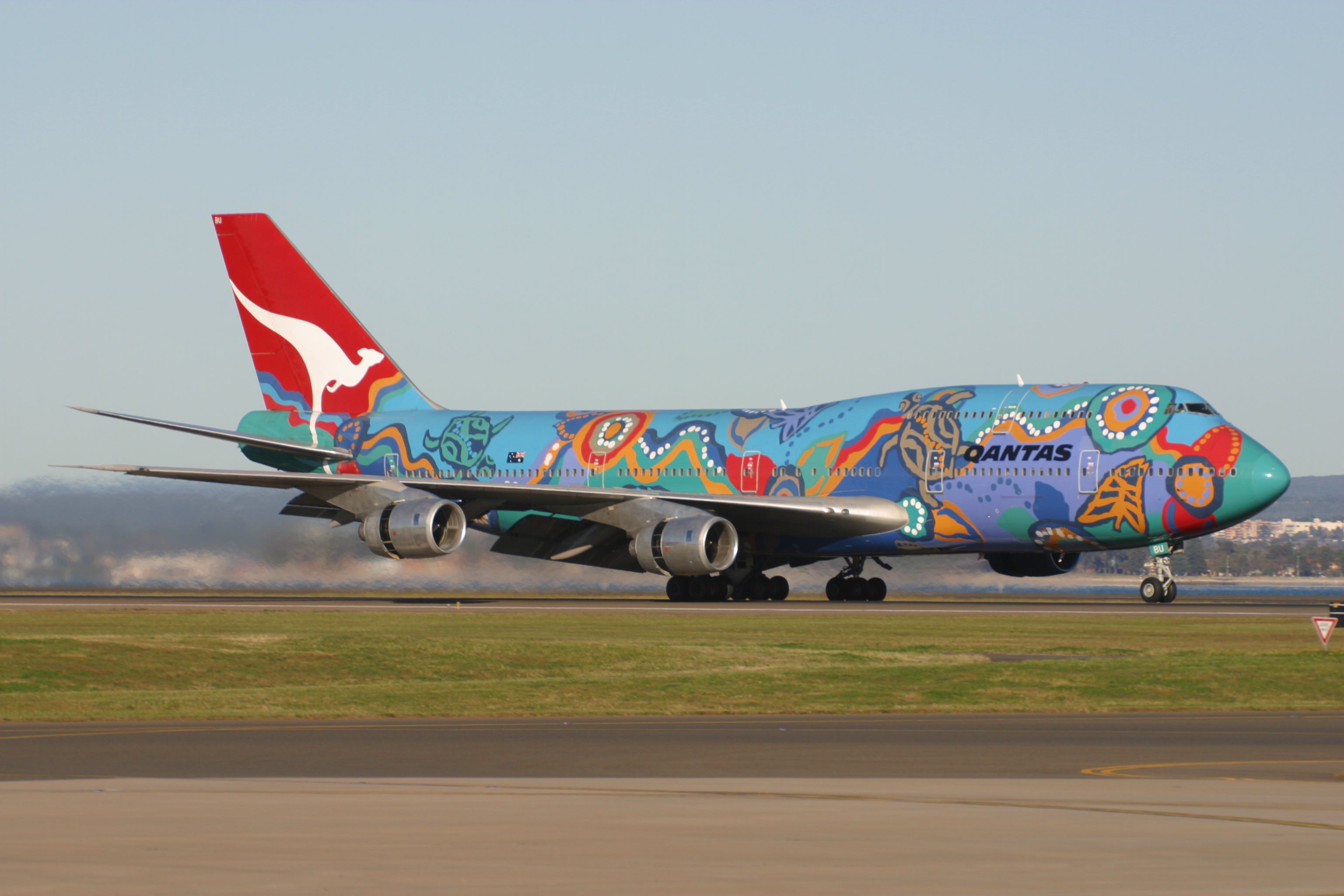 カンタス航空 Airlinertags ボーイング747-300 カンタス航空 Airlinertags ボーイング747-300